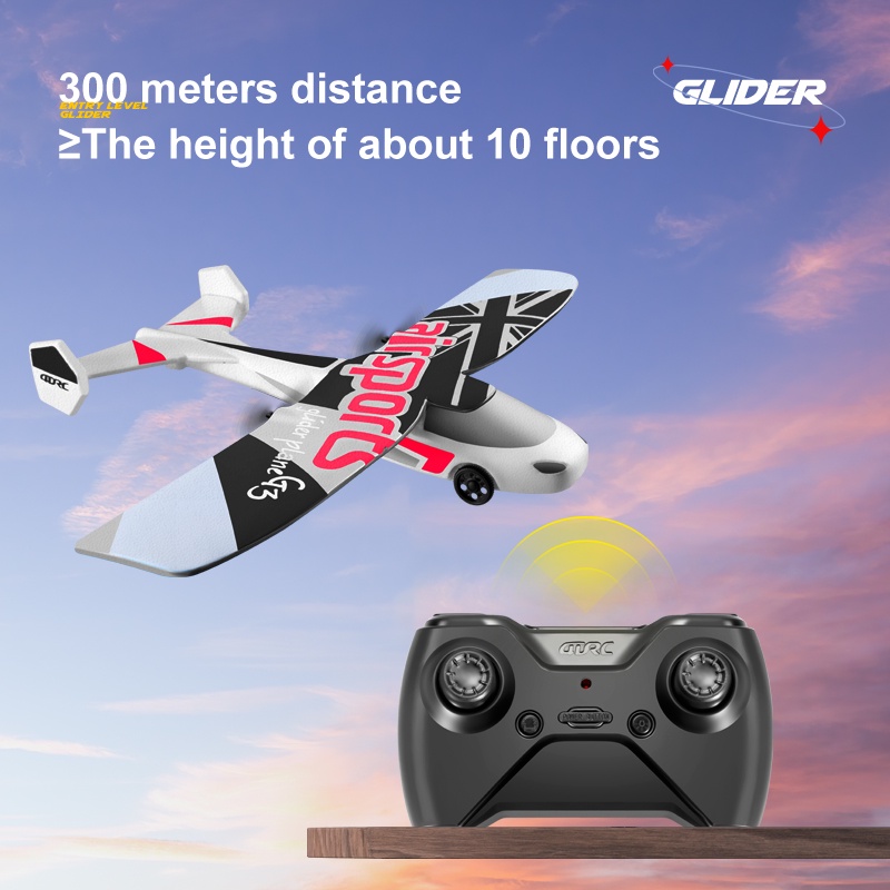 RC Plane 3-CH RC Airplane Ready to Fly Remote Control Plane Easy Control for Beginners with Xpilot S