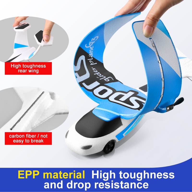 RC Plane 3-CH RC Airplane Ready to Fly Remote Control Plane Easy Control for Beginners with Xpilot S