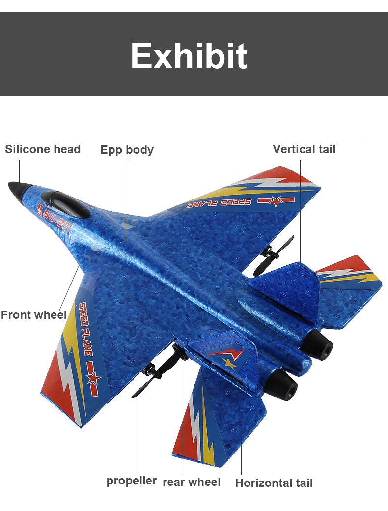 2022 EPP aircraft model glider Foam air plane anti
