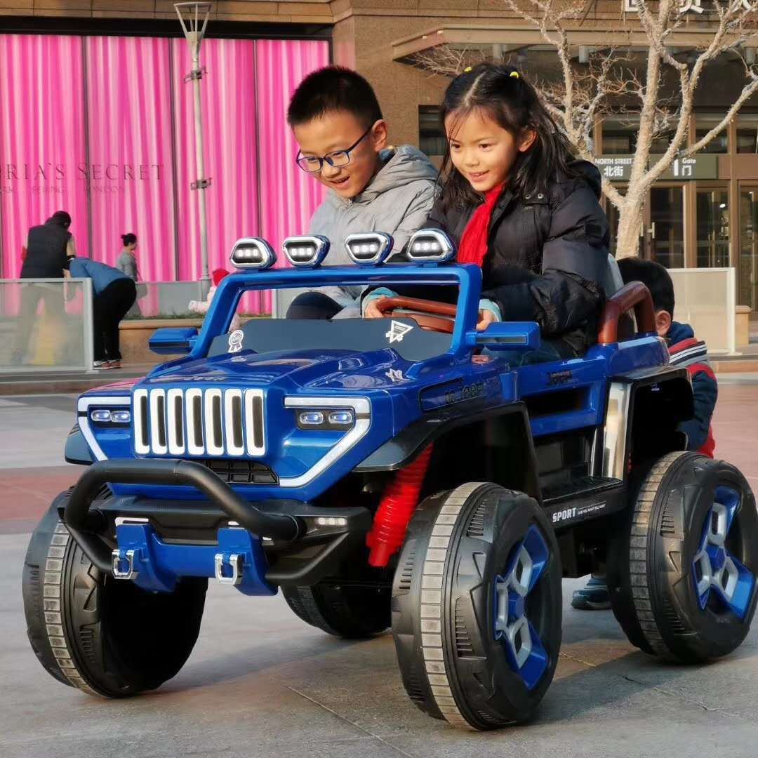 wholesale baby remote control ride on car big toy electric cars for kids with two seats