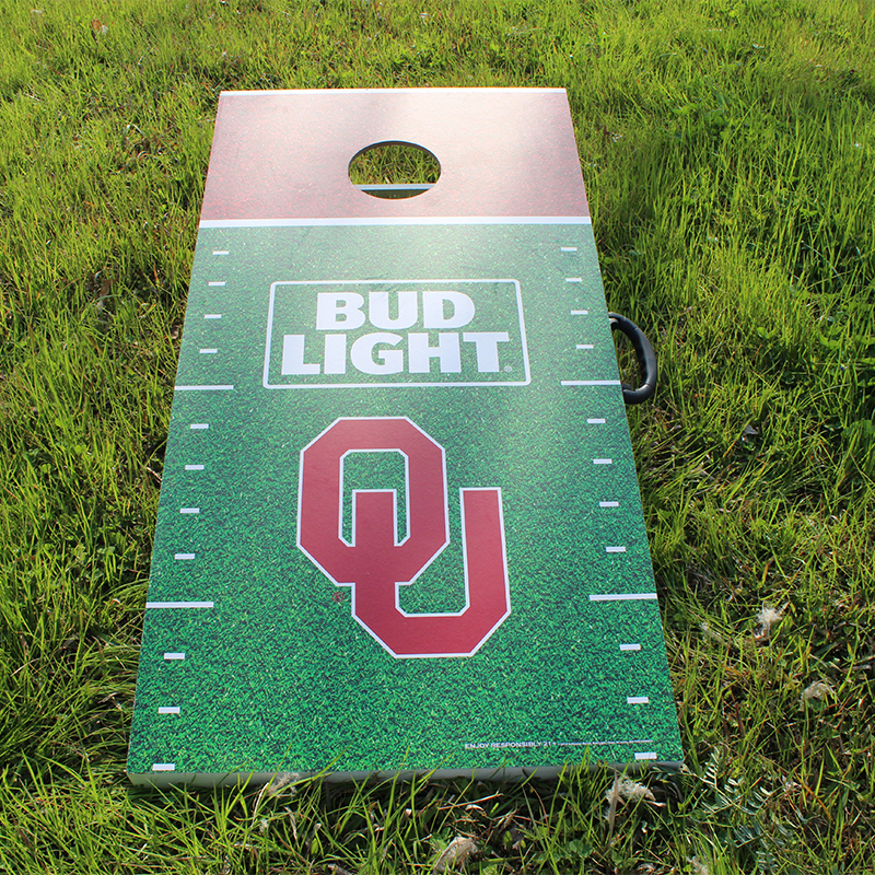 Wooden toy Corn hole board sand bean bag toss game