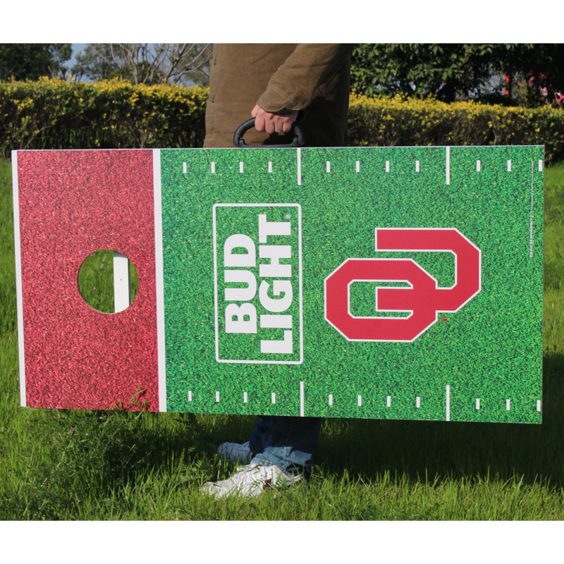 Wooden toy Corn hole board sand bean bag toss game