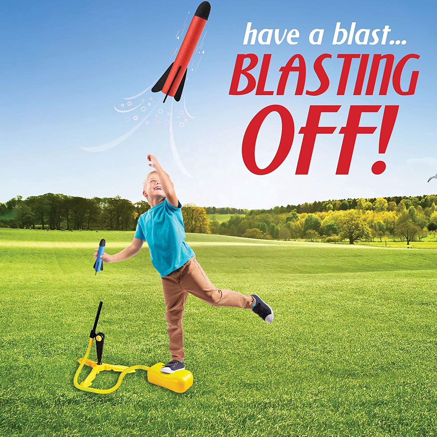 Hot Selling EVA Foam Rocket Launcher For Kids Rock