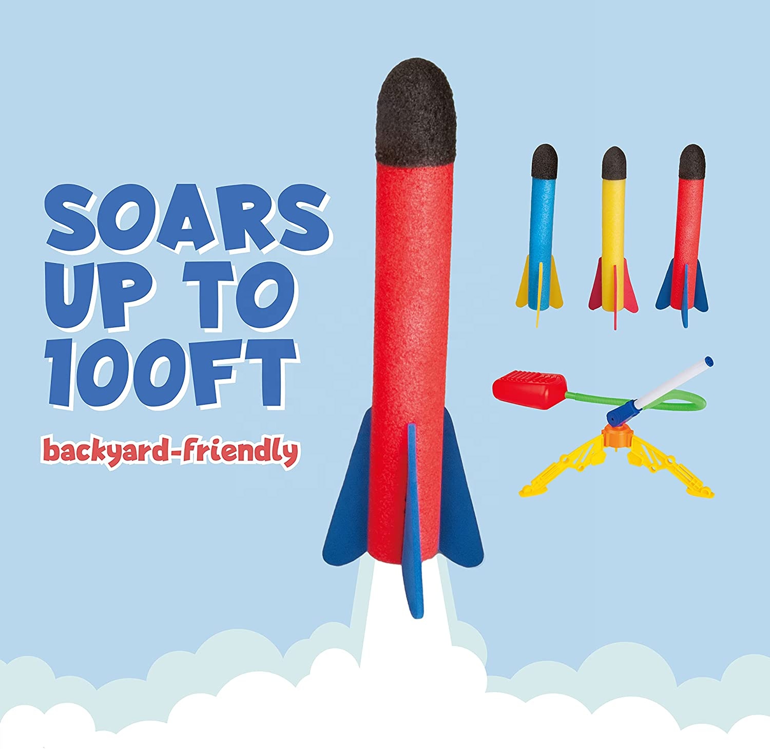 Hot Selling EVA Foam Rocket Launcher For Kids Rock