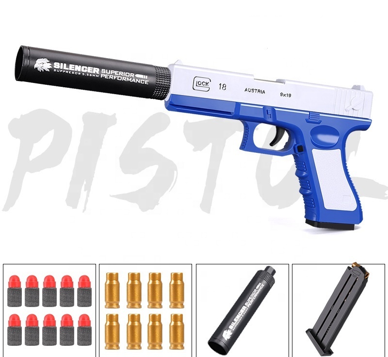 High quality plastic soft bullet gun toys Pistol S