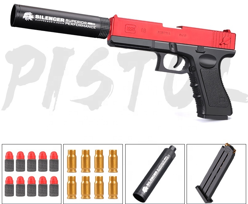 High quality plastic soft bullet gun toys Pistol S