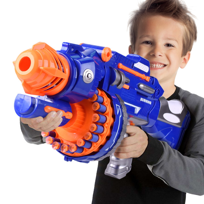 Blaster Gatling Toy Gun for Kids Electric Motorize