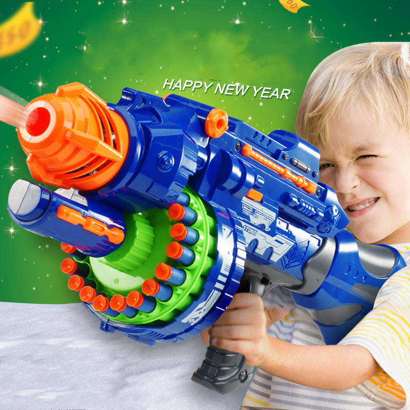 Blaster Gatling Toy Gun for Kids Electric Motorize
