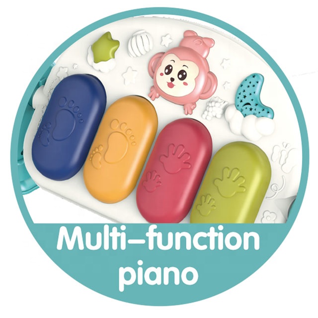 Newborn Baby Pedal Piano Fitness Baby Play Mat and