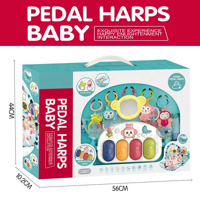 Newborn Baby Pedal Piano Fitness Baby Play Mat and
