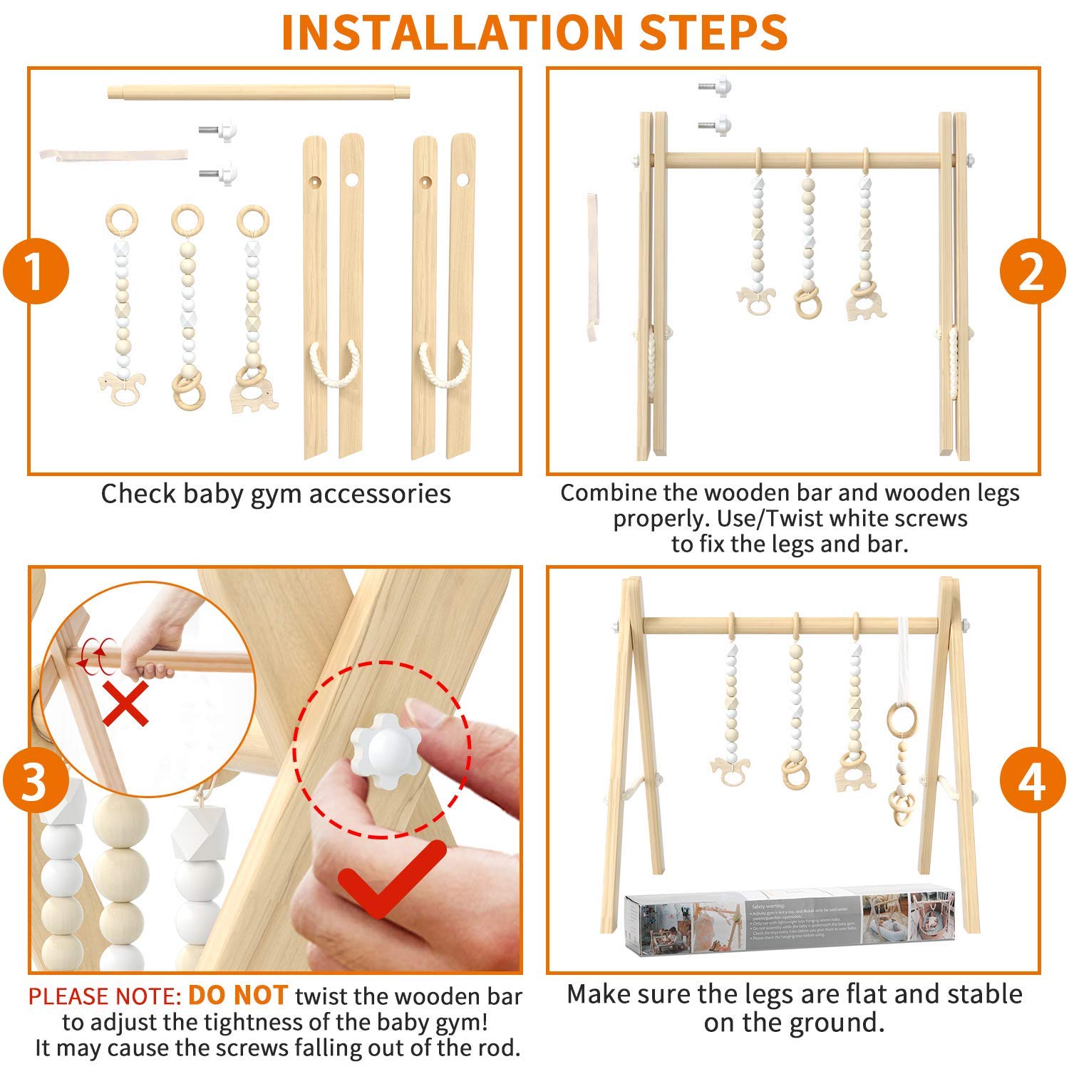 TOP Foldable Baby Gym Baby Teething Play Fitness P