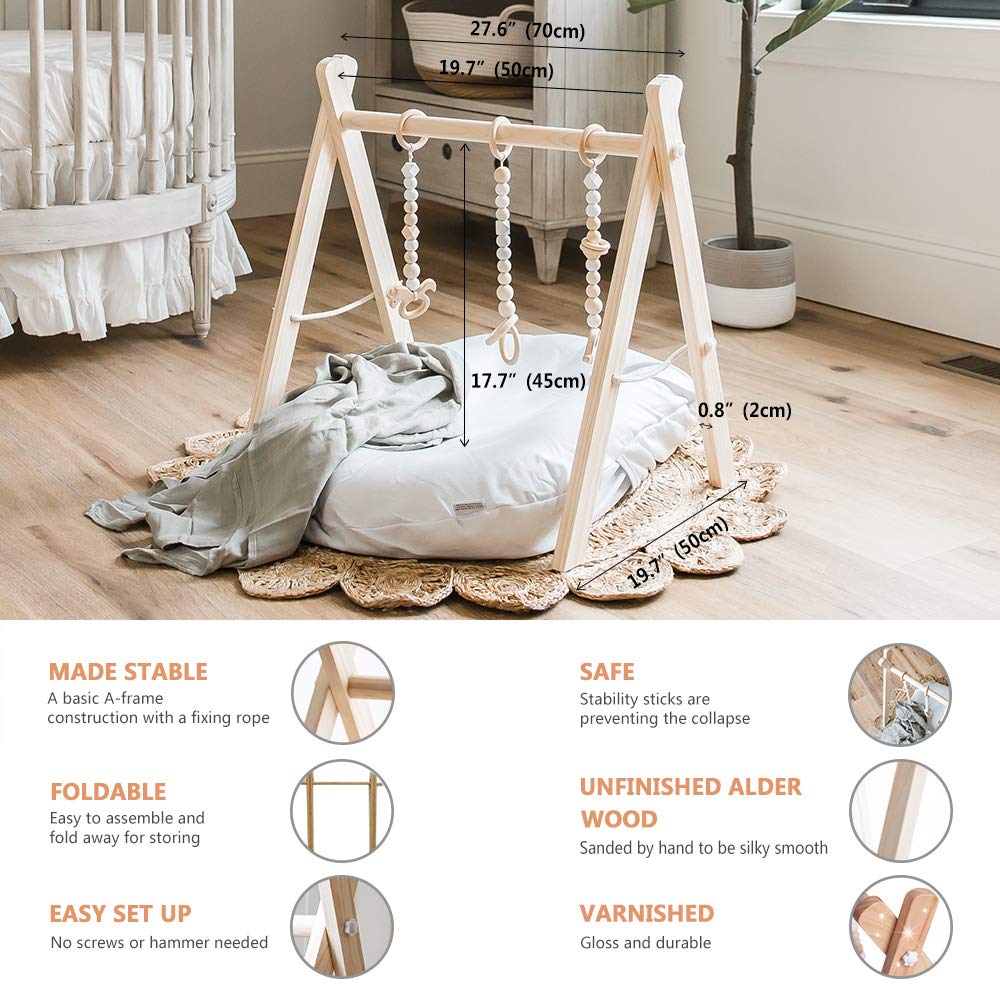 TOP Foldable Baby Gym Baby Teething Play Fitness P