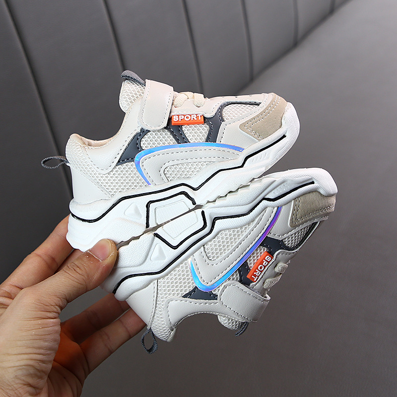 Style mesh Casual Shoes Kid Boy School Action Leat
