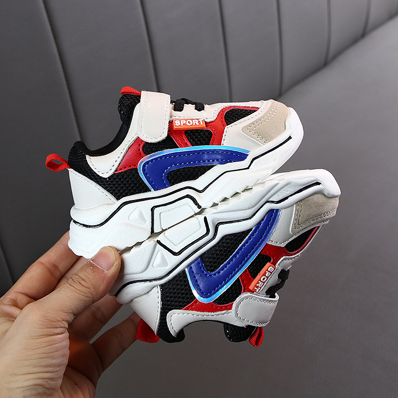 Style mesh Casual Shoes Kid Boy School Action Leat