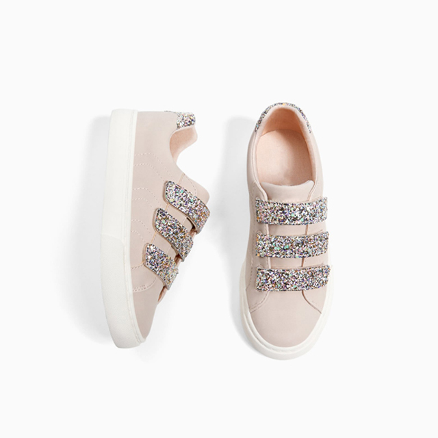 Customized Glitter Flat School Children Walking Co