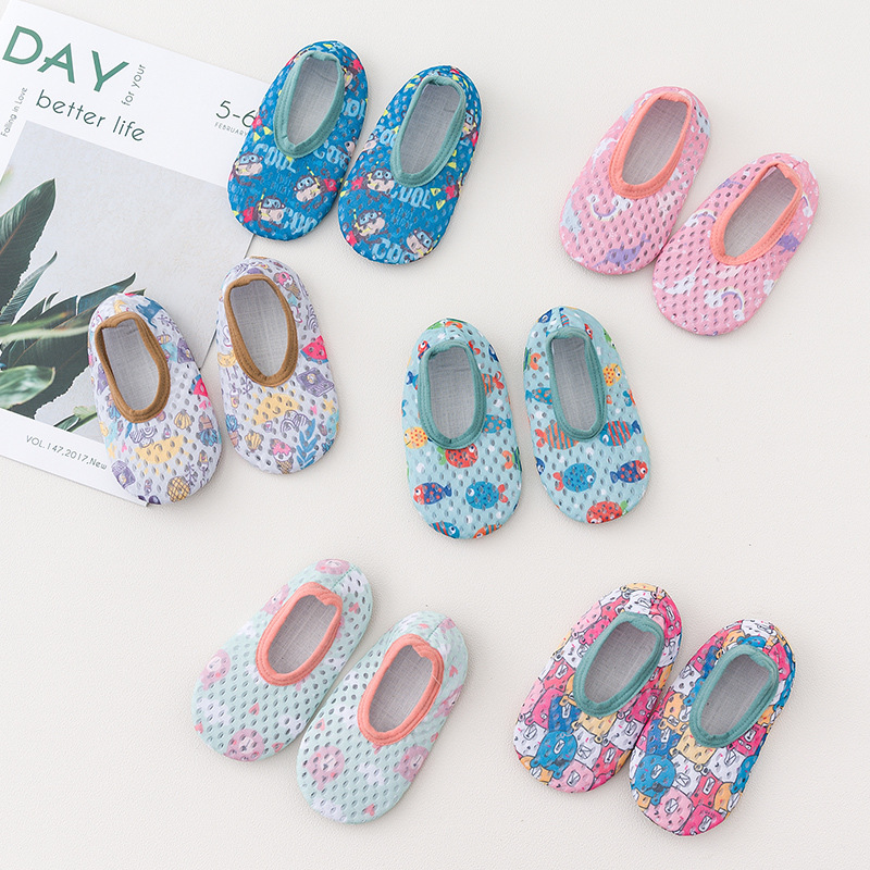 Silicone Socks Bottom Non-Slip Gel Summer Mesh Flo