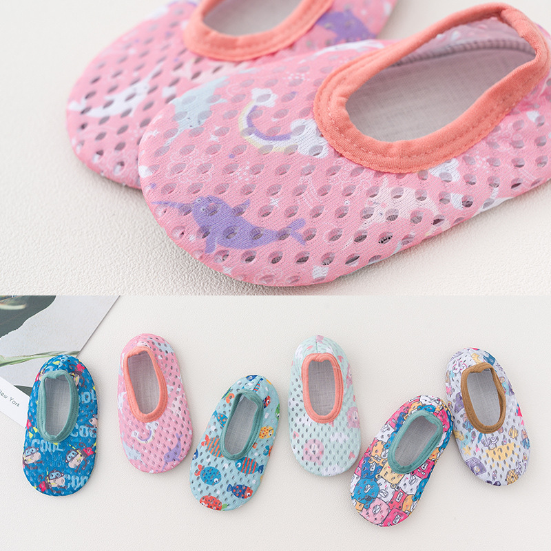 Silicone Socks Bottom Non-Slip Gel Summer Mesh Flo