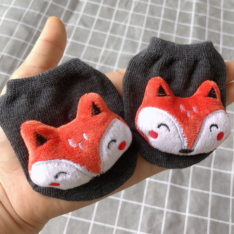 AliGan cute 3D cartoon baby socks pattern unisex b