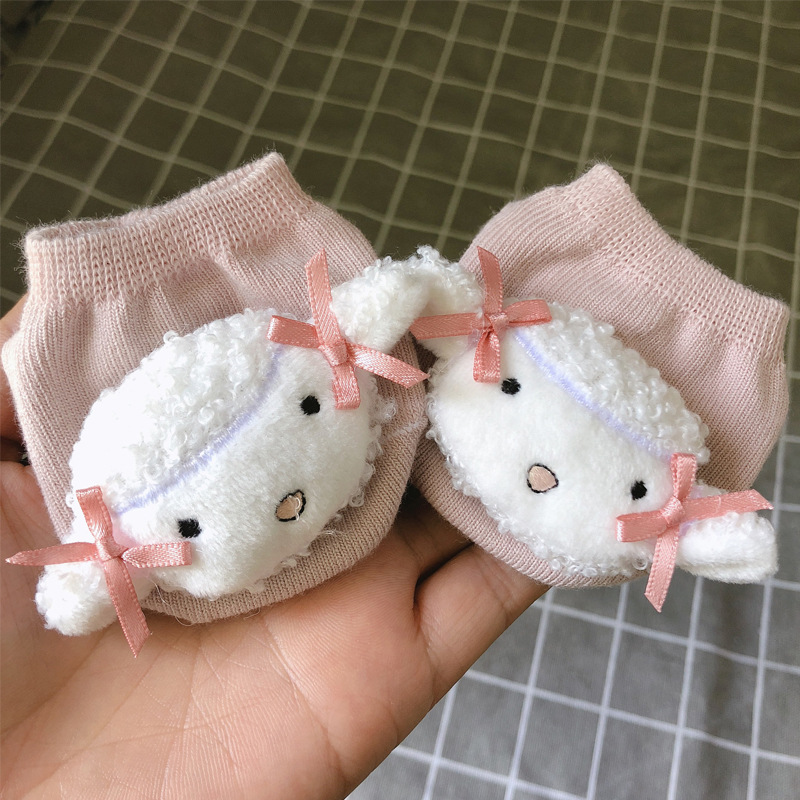 AliGan cute 3D cartoon baby socks pattern unisex b