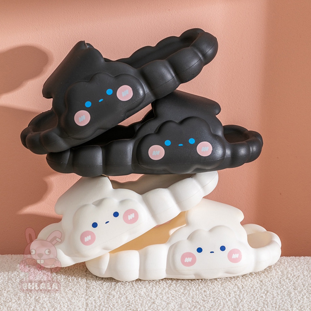 READY STOCKOLL Cloud Cartoon Selipar Kids Wanita Perempuan Women Slipper Kid slipper