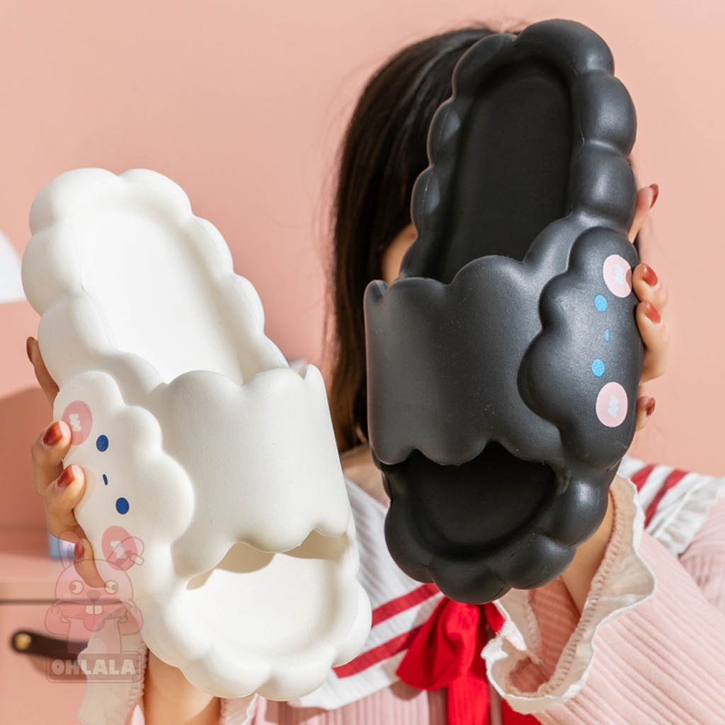 READY STOCKOLL Cloud Cartoon Selipar Kids Wanita Perempuan Women Slipper Kid slipper