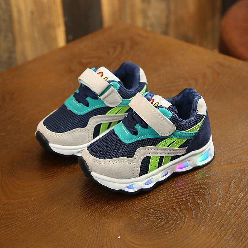 Children Light Sport Shoes Baby Kids Led Flashing 