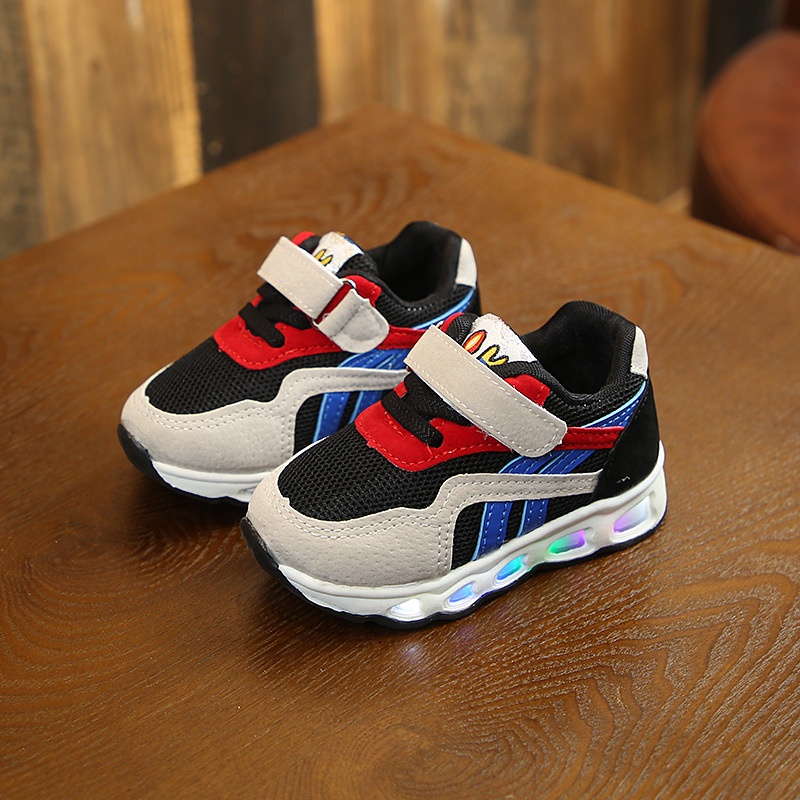 Children Light Sport Shoes Baby Kids Led Flashing 
