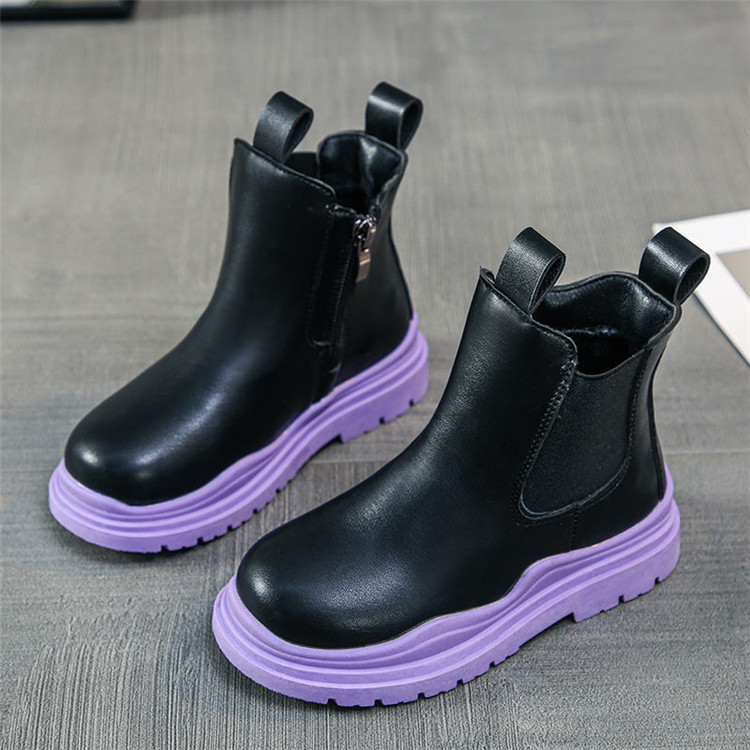 Fashion Solid 2021PU Leather Waterproof Fleece Pla