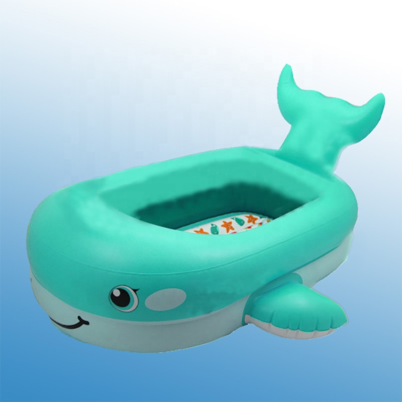 hot sale inflatable cartoon whale spa inflatable baby bathtub pool