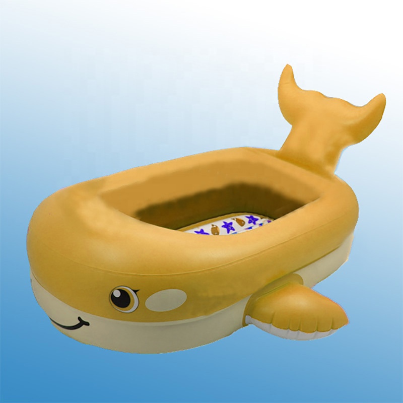 hot sale inflatable cartoon whale spa inflatable baby bathtub pool