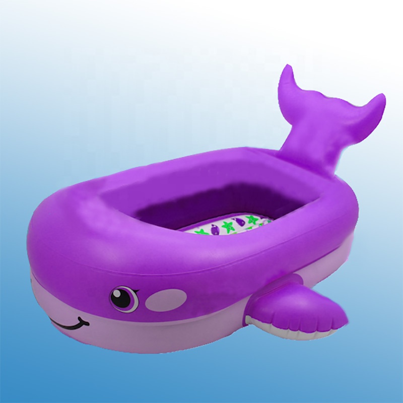 hot sale inflatable cartoon whale spa inflatable baby bathtub pool