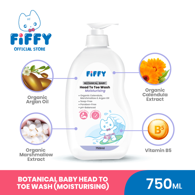 FIFFY Baby wash baby shower gel 2 in 1 baby bath (