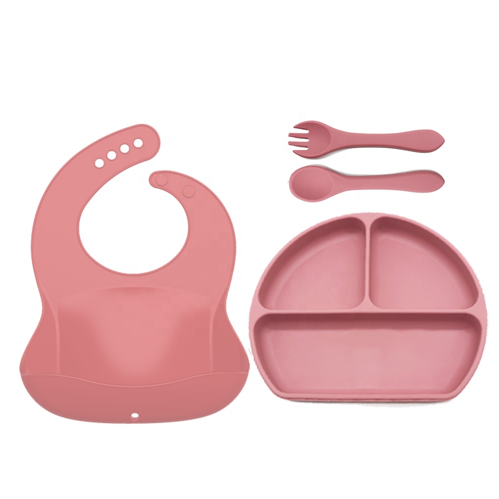 3 Pcs Set Baby Tableware 5 Piece Tableware Set Chi