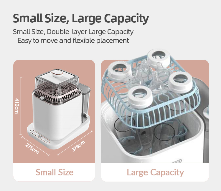 Oem Odm 3 In 1 Automatic Feeding Bottle Sterilizer Electric Baby Bottle Washer Machine Baby Bottle D