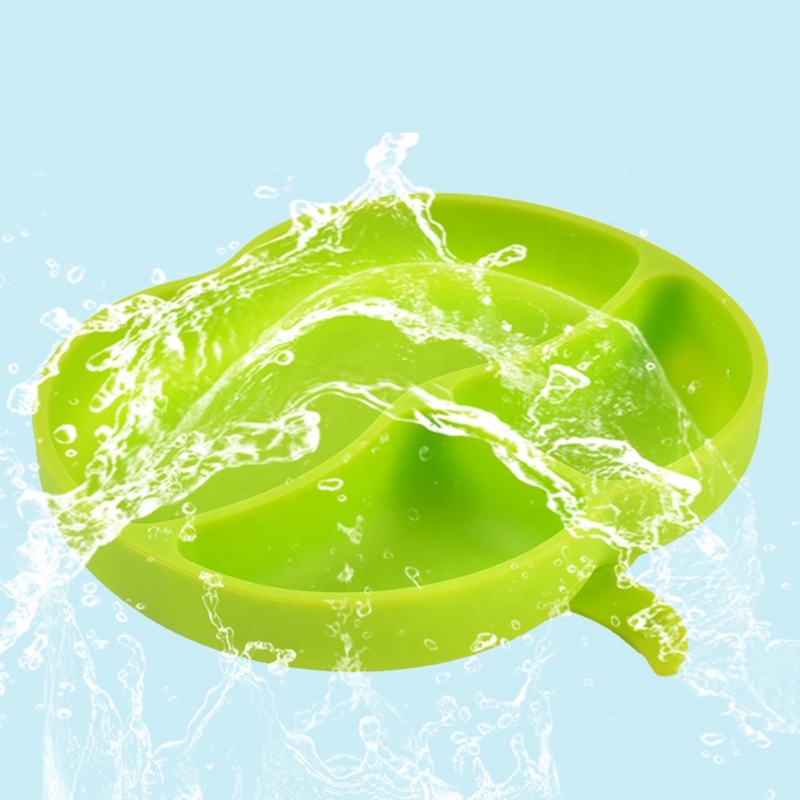 amazon children silicone tray bowl cartoon tablewa