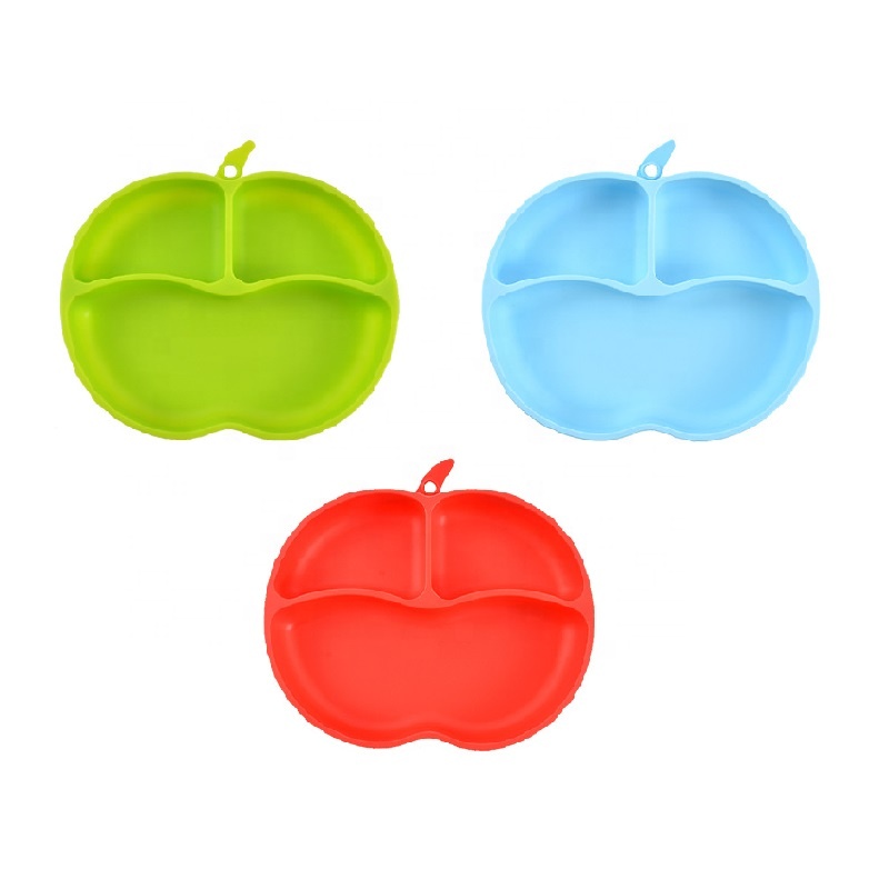 amazon children silicone tray bowl cartoon tablewa