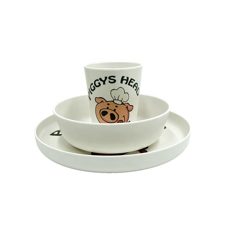 New children tableware set household lovely cartoo