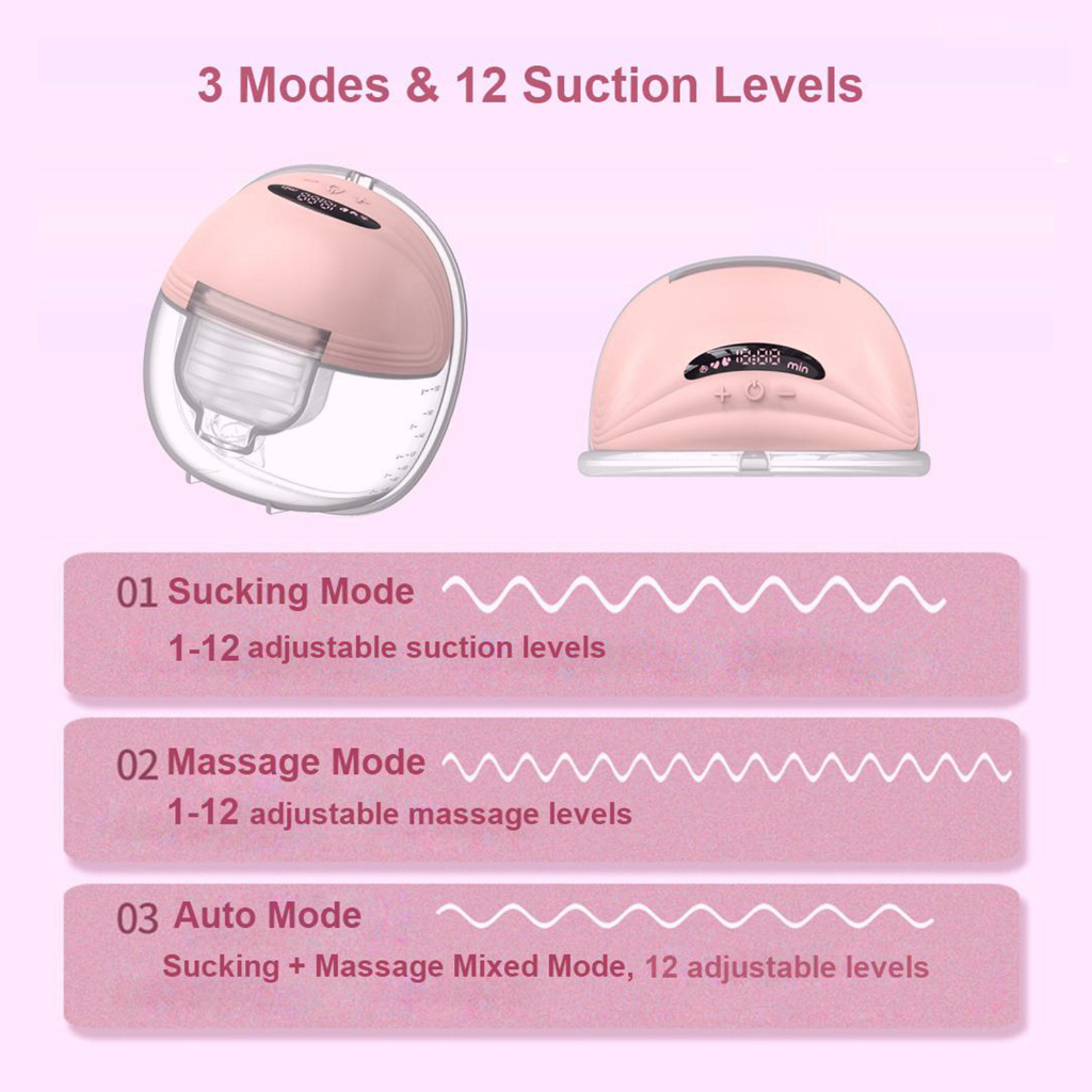 Invisible Wearable Breast Pump Real Bubee Rechargeable Breast Milk Pump Susu Breastpump 180ml
