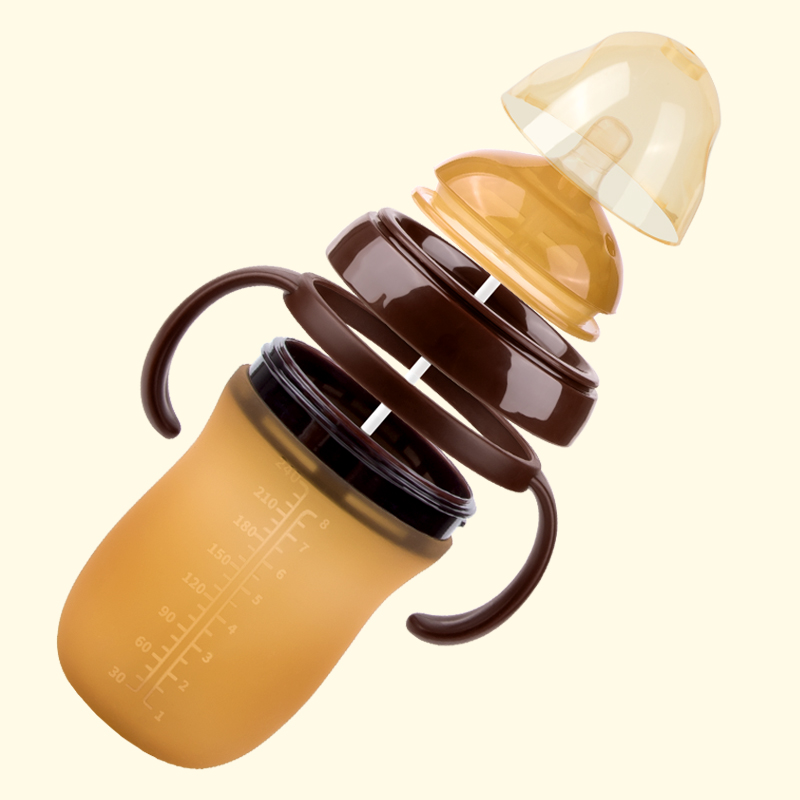 2022 New Silicon Baby Feeding Bottle BPA Free food
