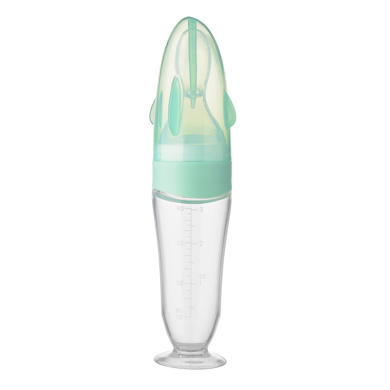 2022 Hot Sale Baby Feeding Bottle With Spoon Food 