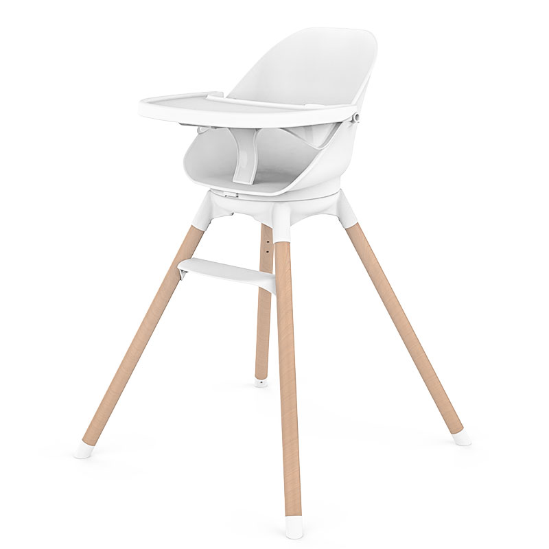Amazon Hot Selling Wooden baby high chair multi-functional chair for baby caring feeding chair