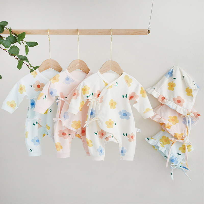 Newborn clothes cotton jumpsuit spring autumn baby