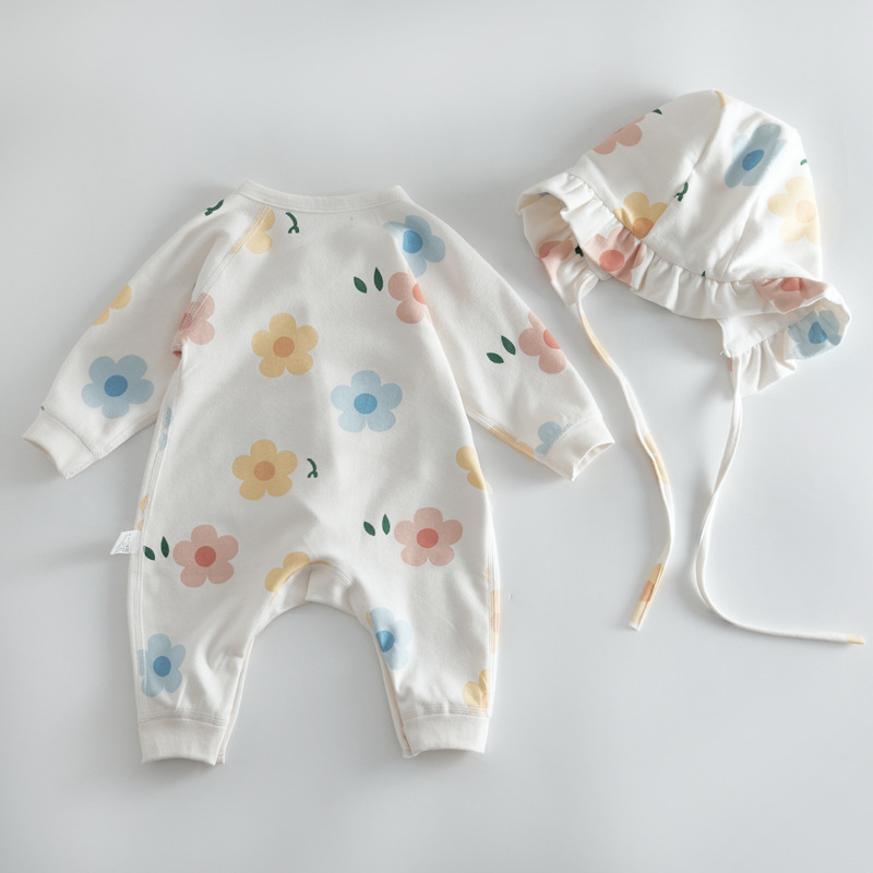 Newborn clothes cotton jumpsuit spring autumn baby