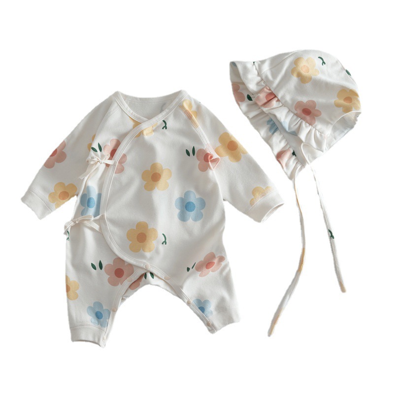 Newborn clothes cotton jumpsuit spring autumn baby