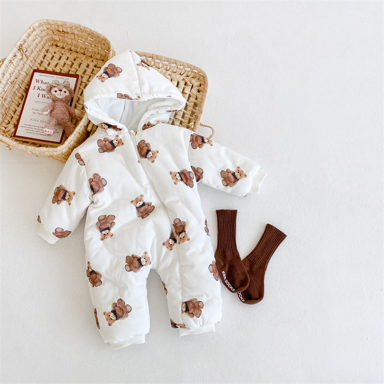 baby clothes plus velvet padded pressed cotton con