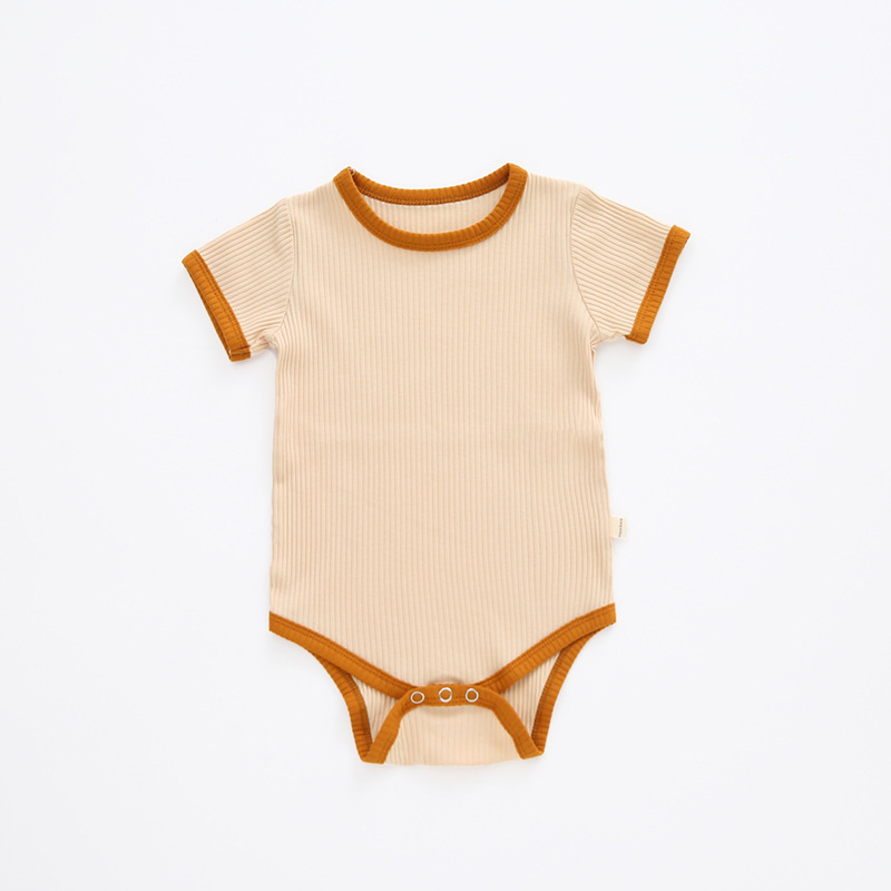 Summer new baby triangle bag fart clothes cotton t