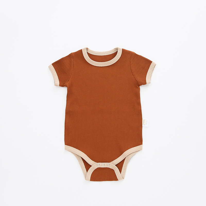 Summer new baby triangle bag fart clothes cotton t