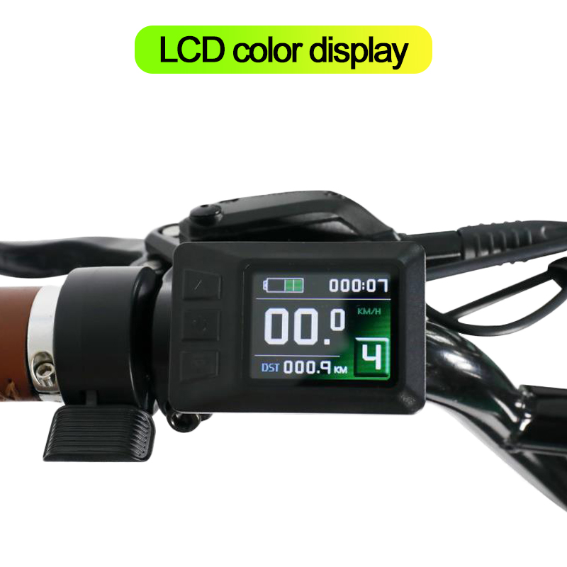 New Design Bafang 500W 750w Mid Drive LCD Color Display Family Cargo Ebike 48v17ah electric Battery 