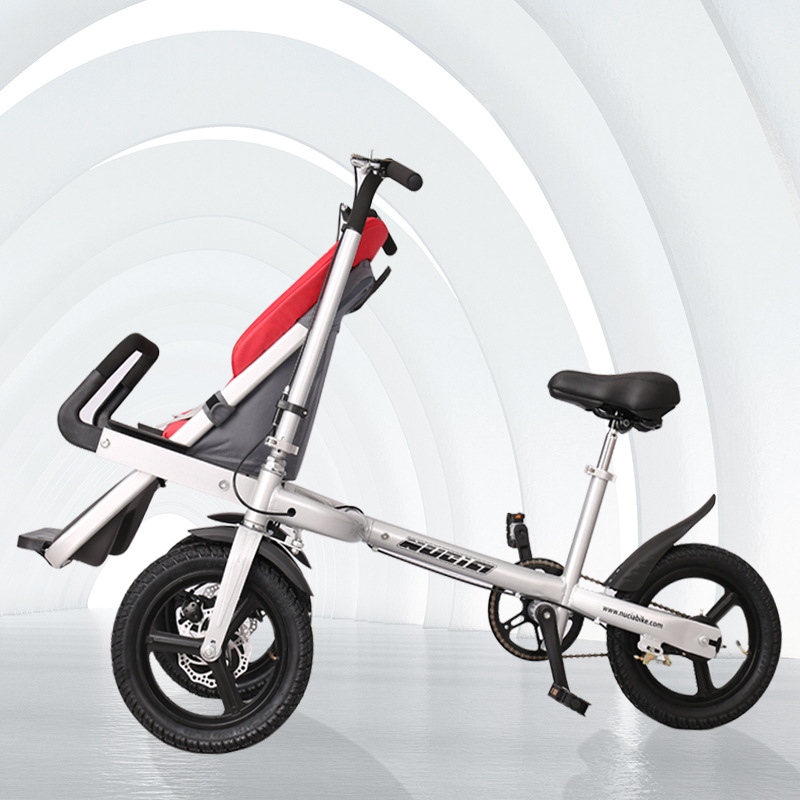 Two person bicycle parent-child car with child seat electric mother child car mother baby car foldab