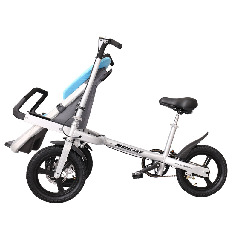 Two person bicycle parent-child car with child seat electric mother child car mother baby car foldab